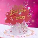 Load image into Gallery viewer, Love You More Pop Up Card