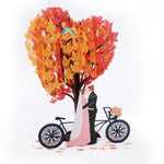 Load image into Gallery viewer, Romantic Wedding With Heart Tree Pop Up Card