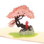 Load image into Gallery viewer, Cherry Blossom Bonsai Pop Up Card