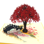 Load image into Gallery viewer, Japanese Maple Pop Up Card