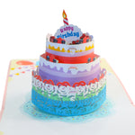 Load image into Gallery viewer, Sweet Birthday Cake Pop Up Card