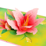 Load image into Gallery viewer, Gorgeous Lily Flowers Pop Up Card