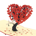 Load image into Gallery viewer, Heart Tree Pop Up Card