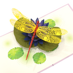 Load image into Gallery viewer, Magical Dragonfly Pop Up Card