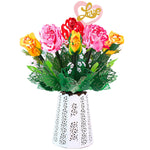 Load image into Gallery viewer, Stunning Rose 3D Bouquet Paper Flower