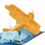 Load image into Gallery viewer, Airplane Pop Up Card