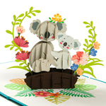 Load image into Gallery viewer, Koala Baby Mommy Pop Up Card