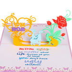 Load image into Gallery viewer, Mothers Day Pop Up Card with Touching Quote