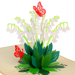 Load image into Gallery viewer, 3D Lily of the Valley Flowers Pop Up Card