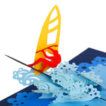 Load image into Gallery viewer, Surfing Popup Card