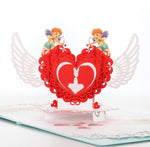 Load image into Gallery viewer, Adorable Cupid Pop Up Card