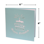 Load image into Gallery viewer, Birthday Cake Pop Up Card