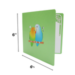 Load image into Gallery viewer, Lovebirds Pop Up Card