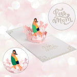 Load image into Gallery viewer, Warmest Hug Mom and Son Pop Up Card