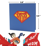 Load image into Gallery viewer, Supermom Pop Up Card