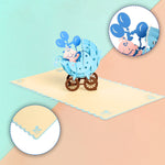 Load image into Gallery viewer, Baby Stroller Pop Up Card
