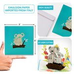 Load image into Gallery viewer, Koala Baby Mommy Pop Up Card