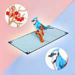 Load image into Gallery viewer, Blue Jay Pop Up Card