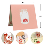 Load image into Gallery viewer, Love Heart in Jar Pop Up Card