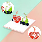 Load image into Gallery viewer, I Love You Mom Pop Up Card
