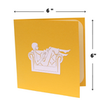 Load image into Gallery viewer, Lovely Reading Girl Pop Up Card