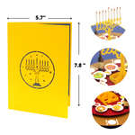 Load image into Gallery viewer, Happy Hanukkah Pop Up Card