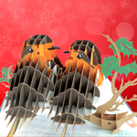 Load image into Gallery viewer, Robin Couple Pop Up Card