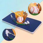 Load image into Gallery viewer, Baseball Pop Up Card