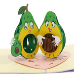 Load image into Gallery viewer, Happy Avocado Pop Up Card