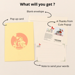 Load image into Gallery viewer, Romantic Couple on Vespa Pop Up Card