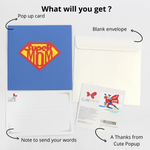 Load image into Gallery viewer, Supermom Pop Up Card