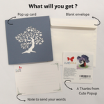 Load image into Gallery viewer, Jacaranda with Couple Pop Up Cards