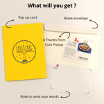 Load image into Gallery viewer, Happy Hanukkah Pop Up Card