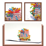 Load image into Gallery viewer, Happy Labor Day Pop Up Card