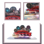 Load image into Gallery viewer, Firework Pop Up Card