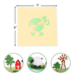 Load image into Gallery viewer, Lamb in Farm Pop Up Card