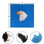 Load image into Gallery viewer, Unique Bald Eagle Pop Up Card