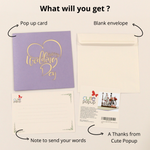 Load image into Gallery viewer, Romantic Couple Bike Ride Pop Up Card