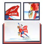 Load image into Gallery viewer, Supermom Pop Up Card