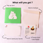 Load image into Gallery viewer, Baby and Mom Kitten Pop Up Card