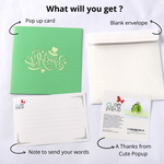 Load image into Gallery viewer, St Patricks Day Green Shamrock Pop Up Cards