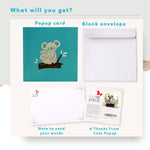 Load image into Gallery viewer, Koala Baby Mommy Pop Up Card