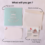 Load image into Gallery viewer, Birthday Cake Pop Up Card