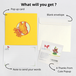 Load image into Gallery viewer, Colorful Butterflies and Floral Pop Up Card