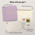 Load image into Gallery viewer, Magical Dragonfly Pop Up Card
