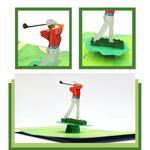 Load image into Gallery viewer, Golfer Pop Up Card