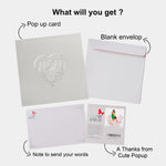 Load image into Gallery viewer, Warmest Hug Mom and Son Pop Up Card