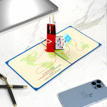 Load image into Gallery viewer, Travel Luggage Pop Up Card