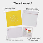 Load image into Gallery viewer, Rose Flowers Basket Pop Up Card