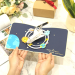 Load image into Gallery viewer, Spaceship Pop Up Card